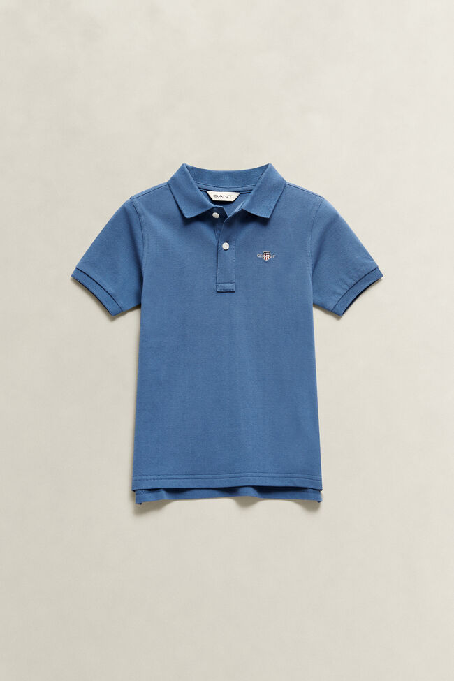 Kids Shield Piqu&eacute; Polo Shirt
