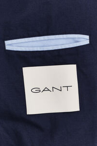 Textured Cotton Blend Suit Jacket