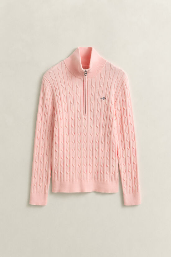 Cable Knit Half-Zip Sweater