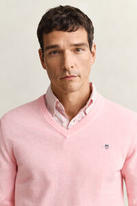 Classic Cotton V-Neck Sweater