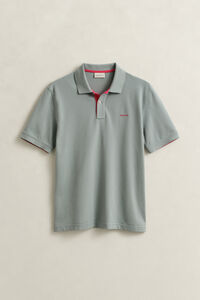 Contrast Piqu&eacute; Polo Shirt