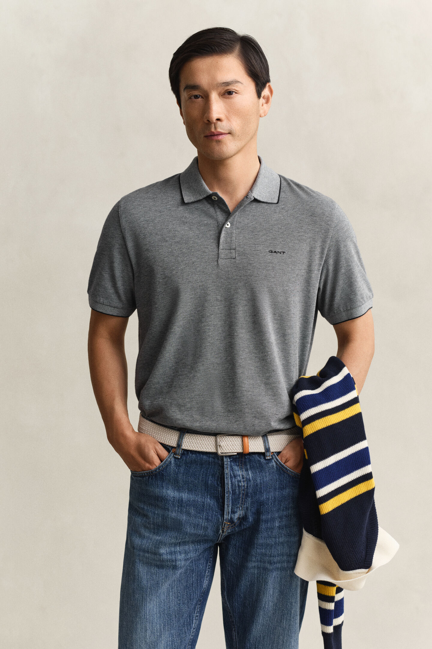 Two-Toned Polo Shirt