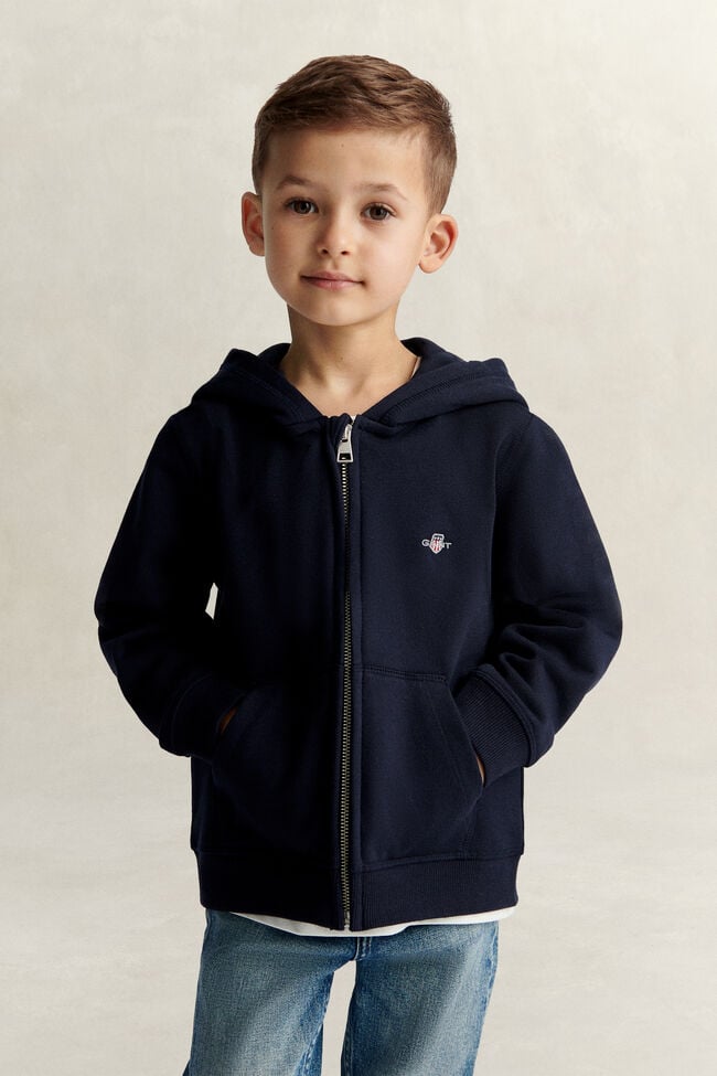 Kids Shield Zip Hoodie