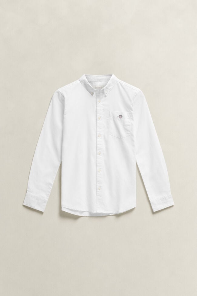 Teen Boys Linen Blend Shirt