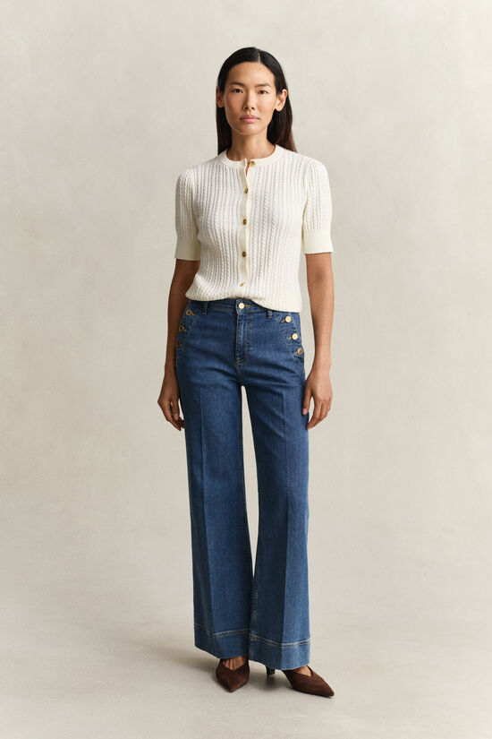 Nautical Flared Jeans