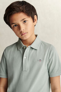 Teens Shield Piqu&eacute; Polo Shirt