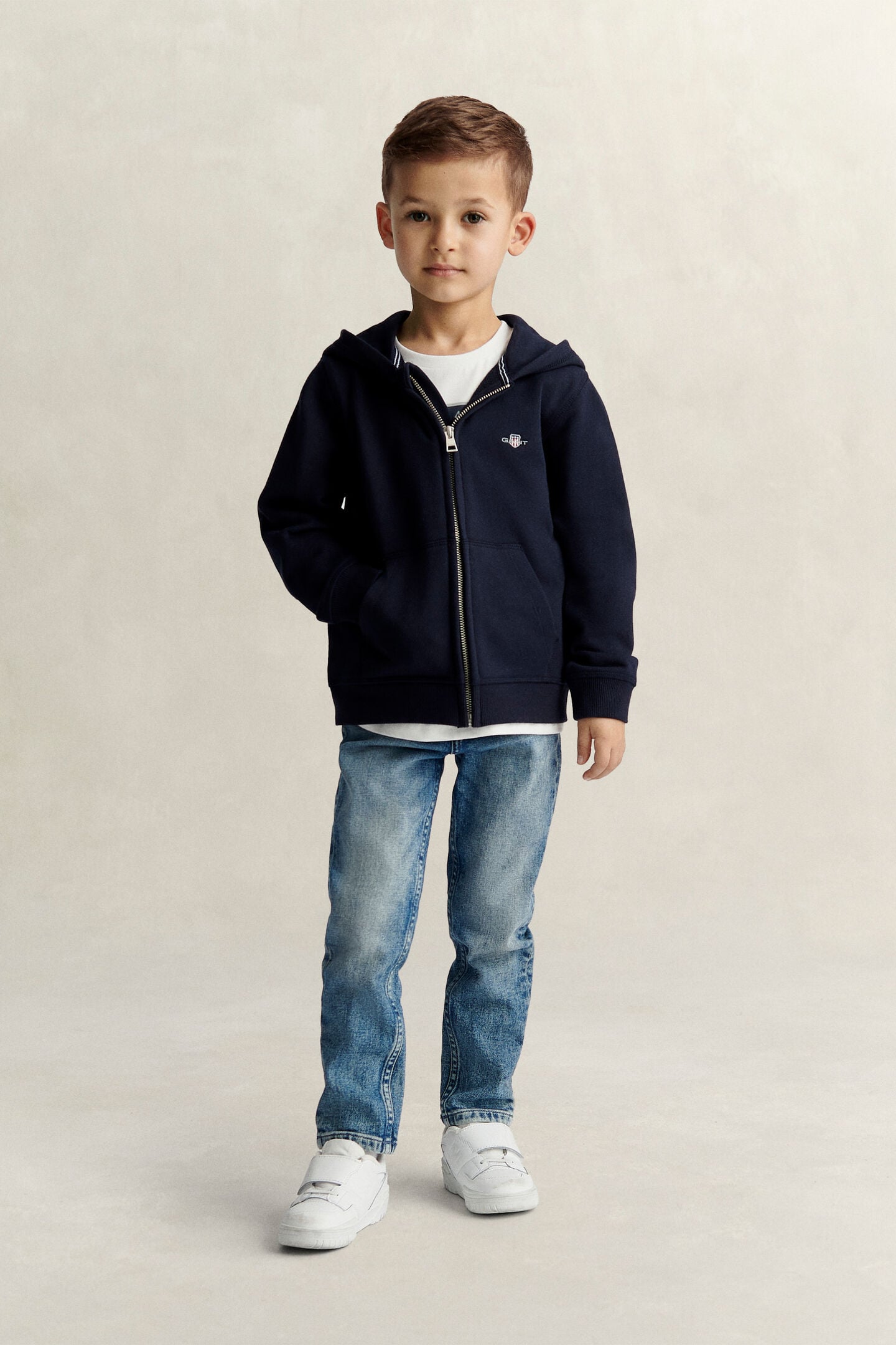 Kids Shield Zip Hoodie