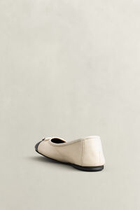 Chadii Leather Ballet Flats