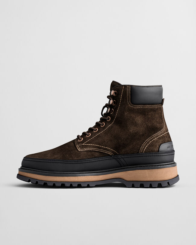 Clafton Suede Lace-Up Boots