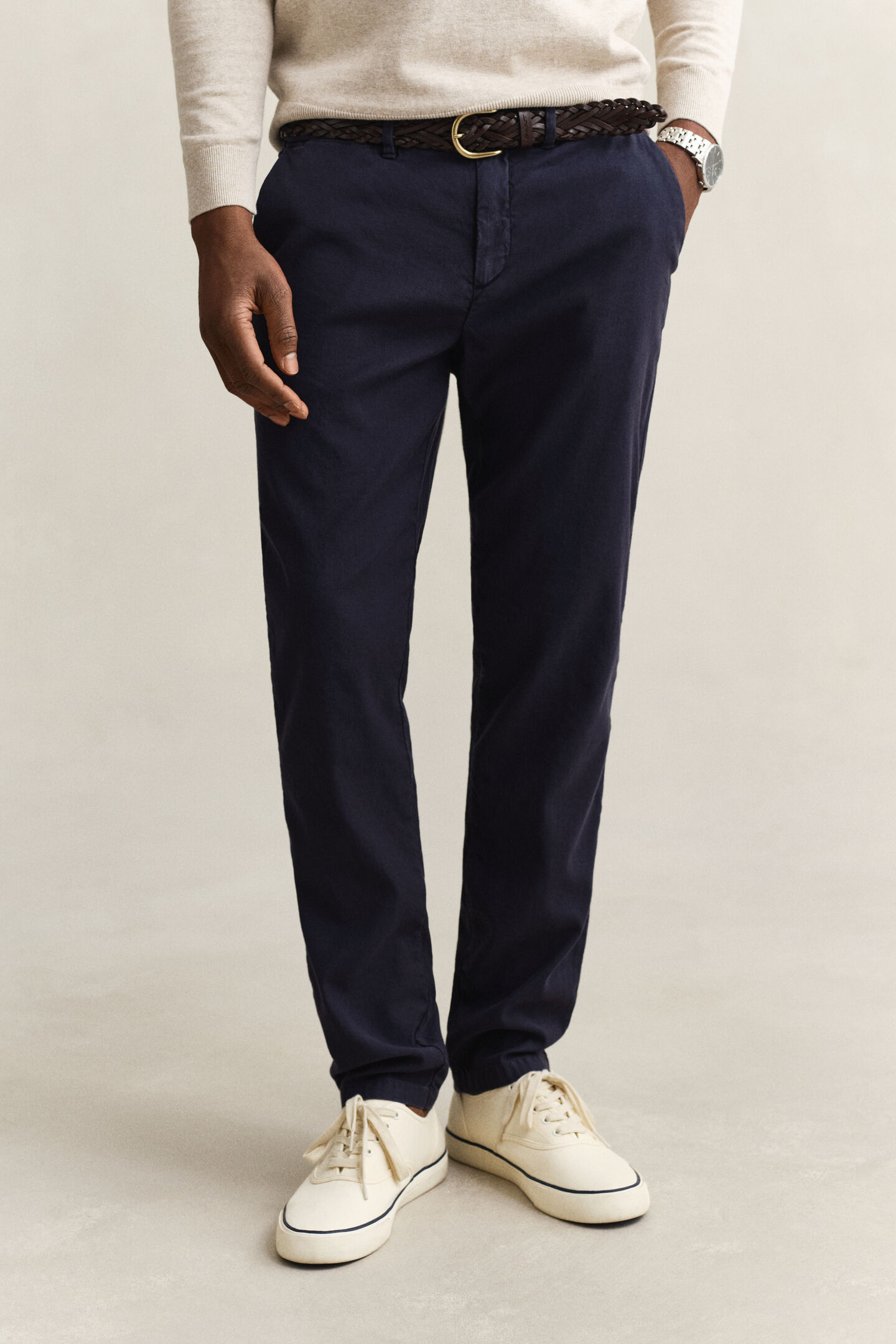 Linen Blend Chinos