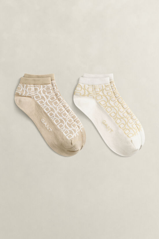 2-Pack Monogram Socks