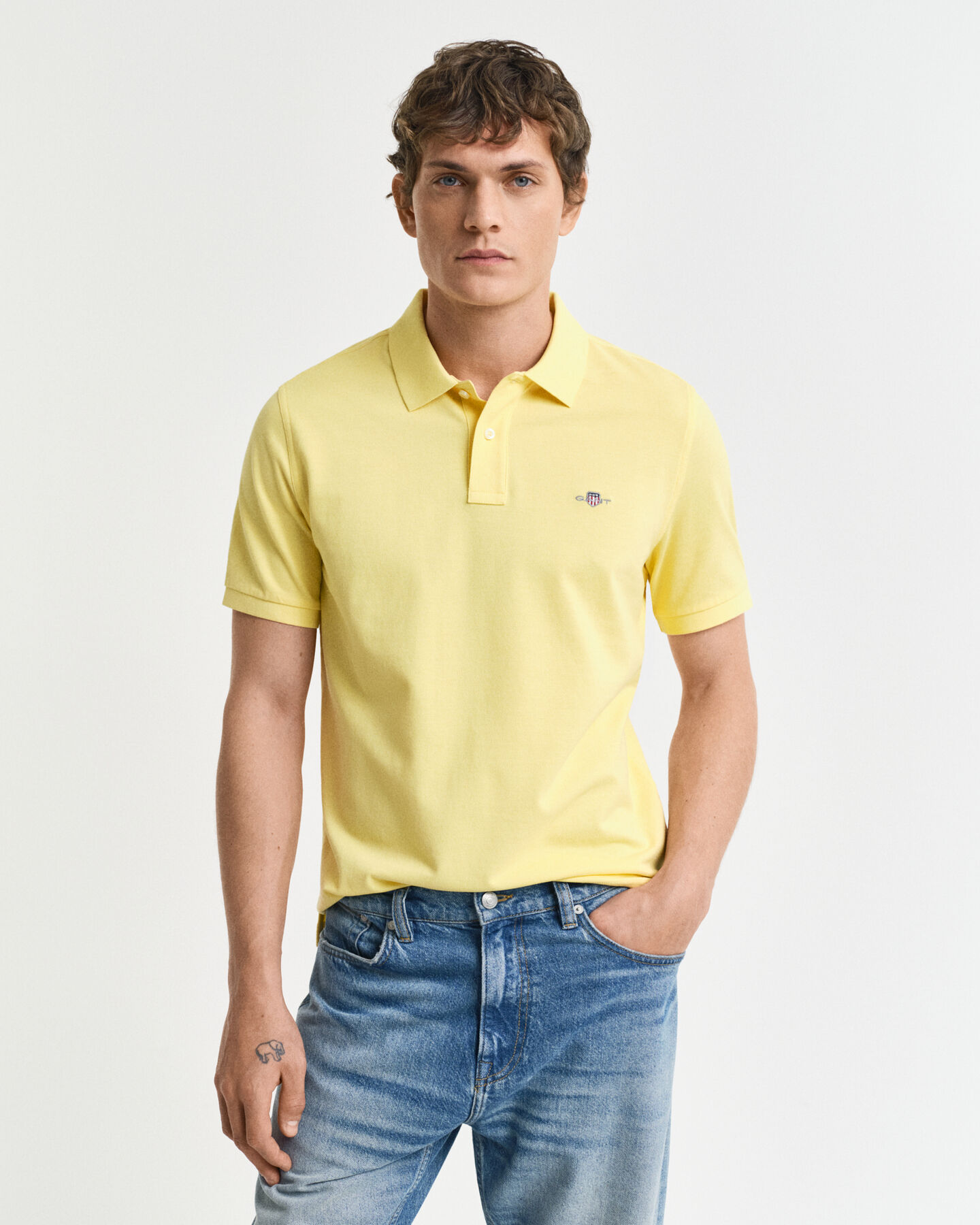 Regular Fit Shield Piqué Polo Shirt