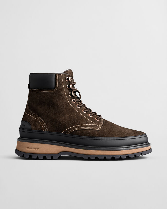 Clafton Suede Lace-Up Boots