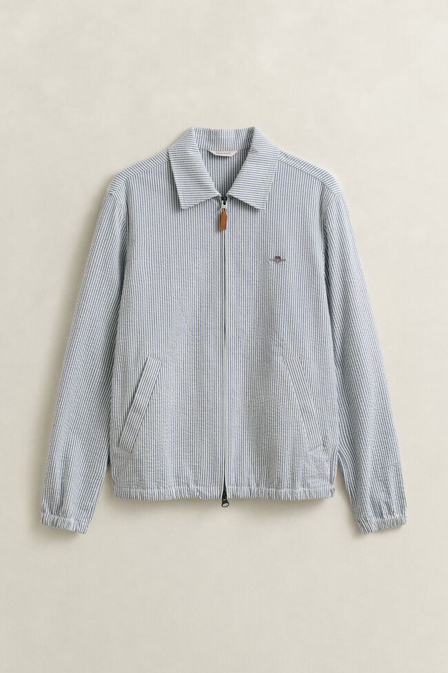 Seersucker Windcheater Jacket