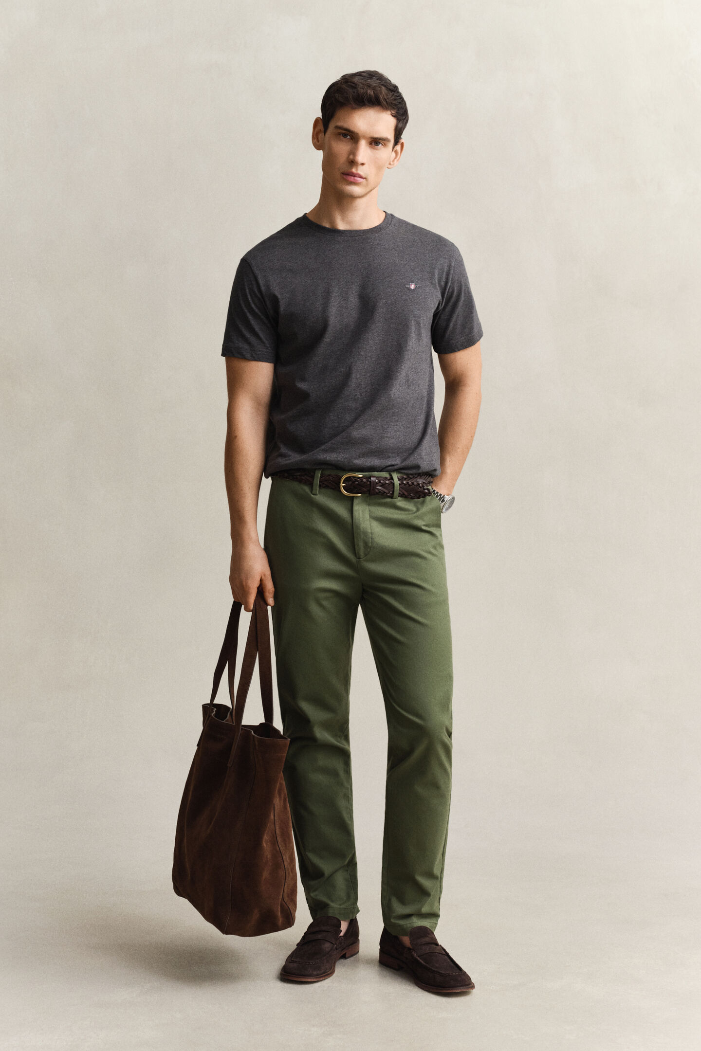 Slim Fit Smart Chinos