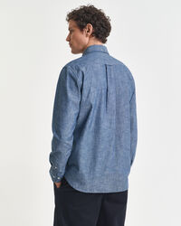 Regular Fit Indigo Chambray Shirt