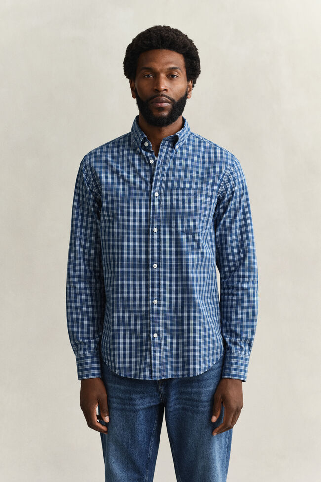 Indigo Checked Shirt