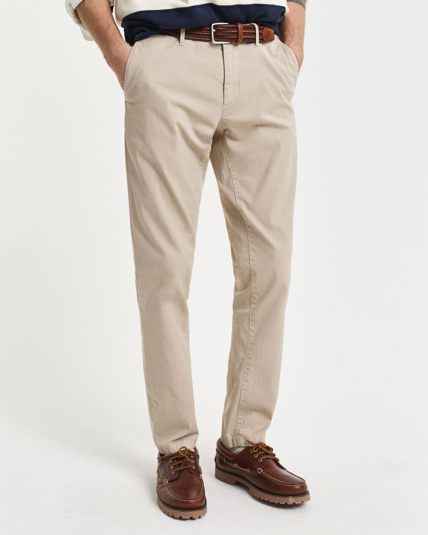 Slim Fit Sunfaded Chinos