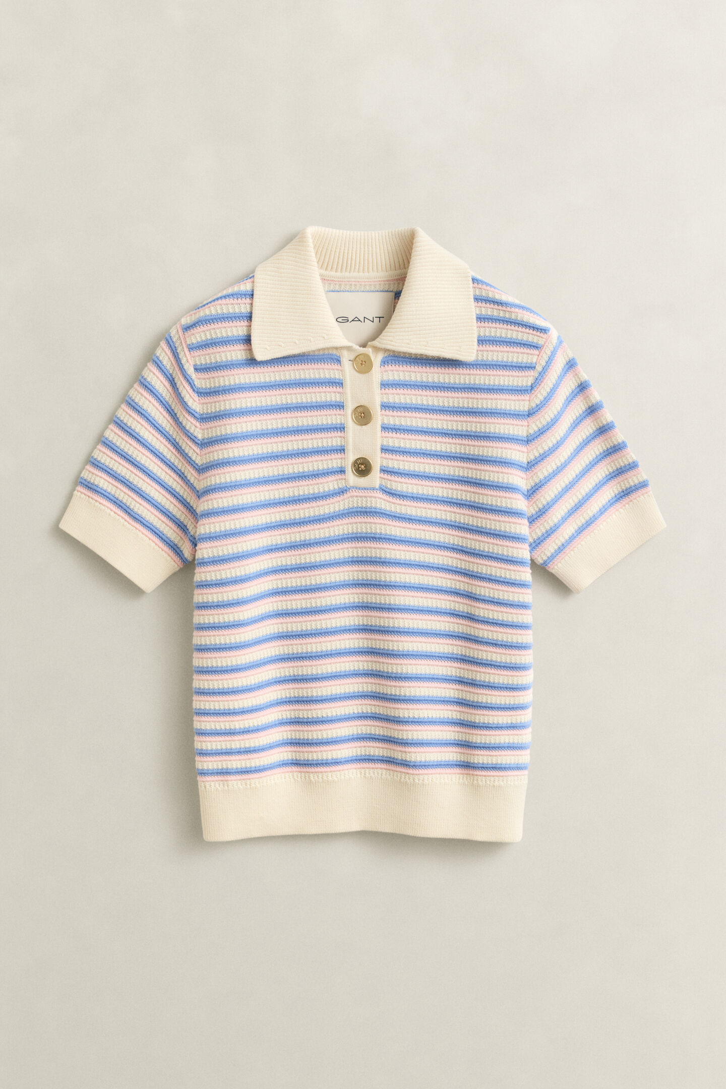 Multistriped Textured Top