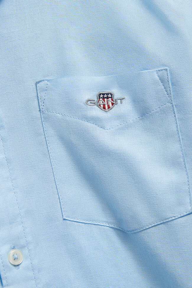 Teen Boys Linen Blend Shirt