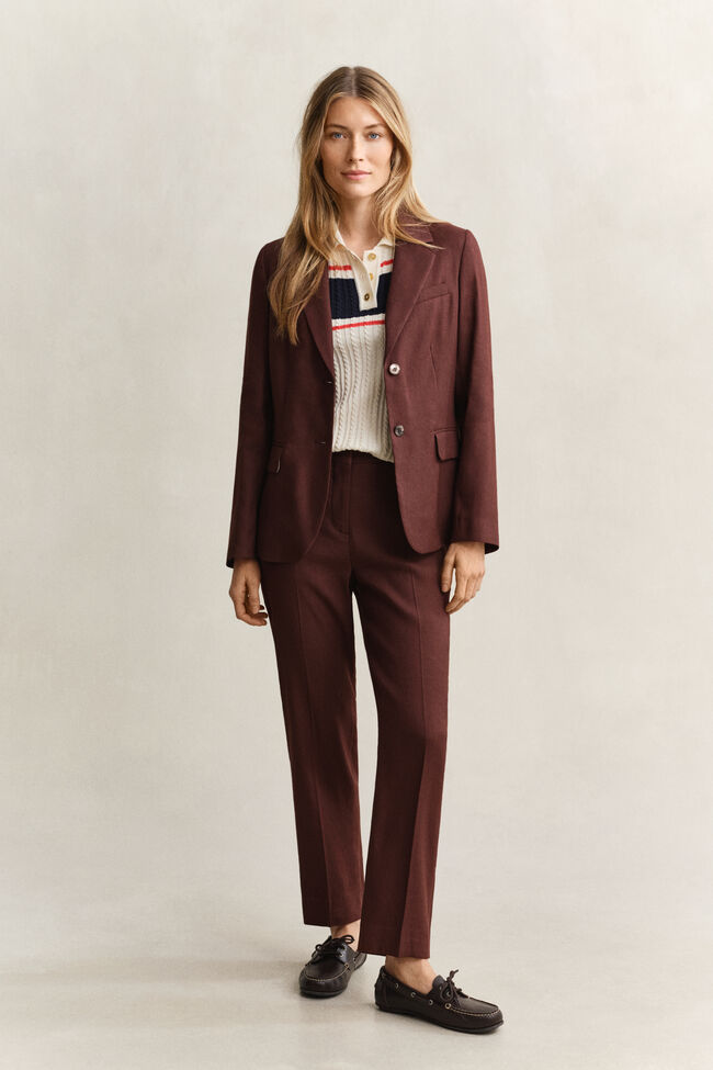 Linen Stretch Blazer