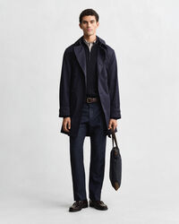 Cotton Blend Trench Coat