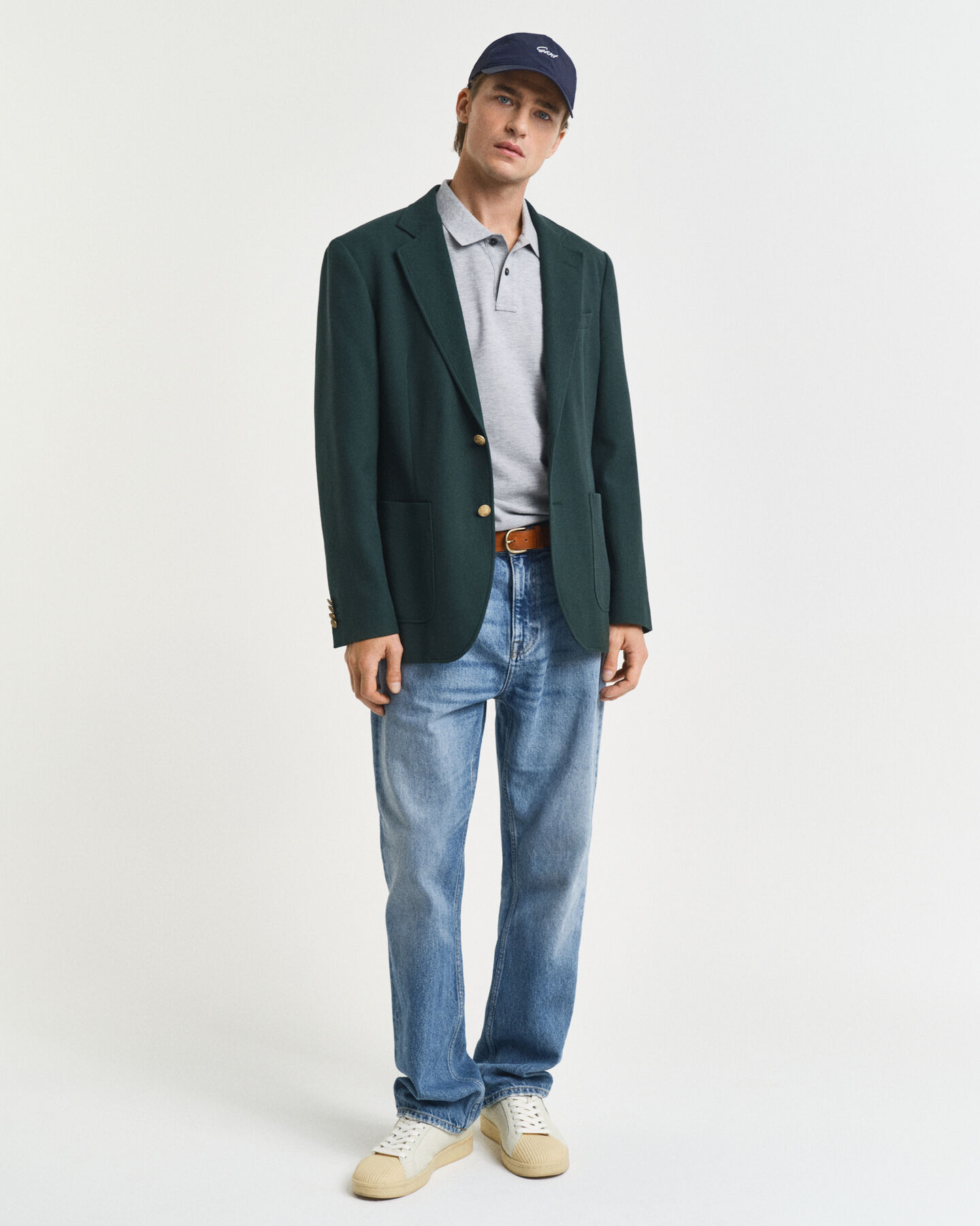 Slim Fit Shield Piqué Polo Shirt