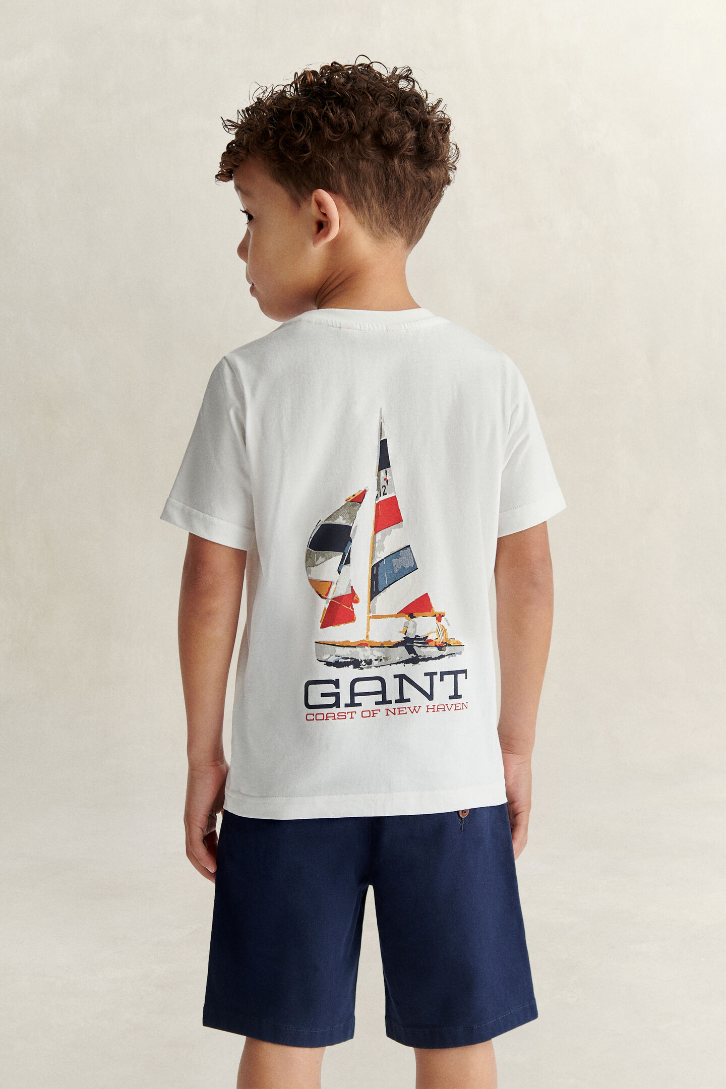Boys Coastal Graphic T-Shirt