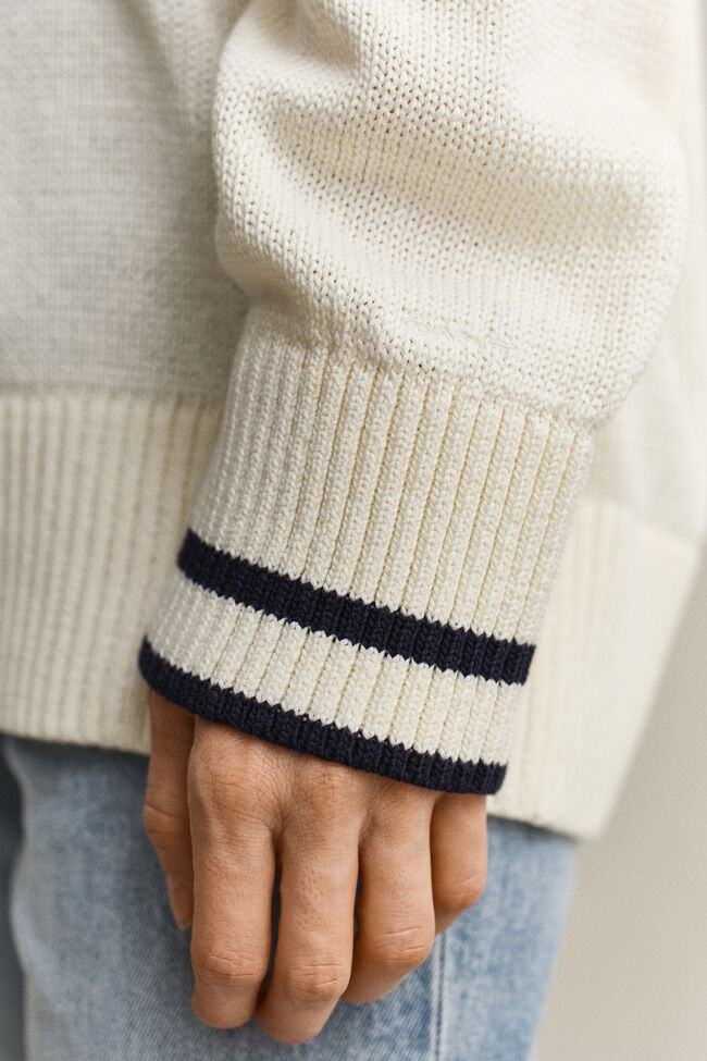 Cotton V-Neck Sweater