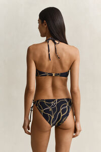 Printed Side Tie Bikini Bottoms