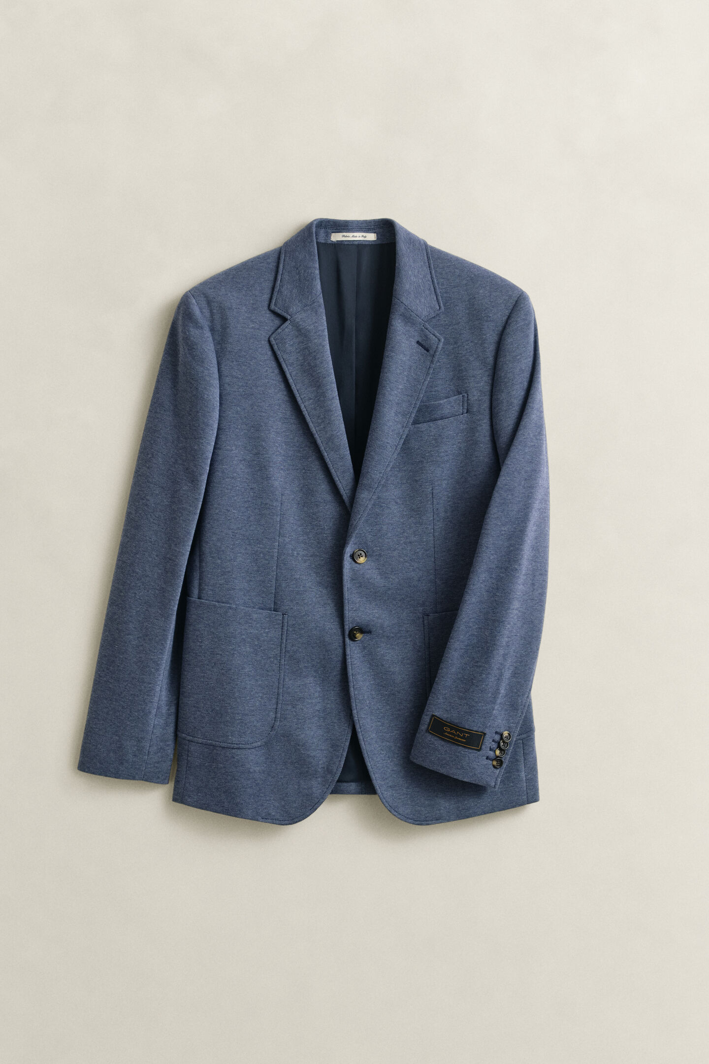 Two-Toned Jersey Piqu&eacute; Blazer