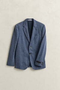 Two-Toned Jersey Piqu&eacute; Blazer