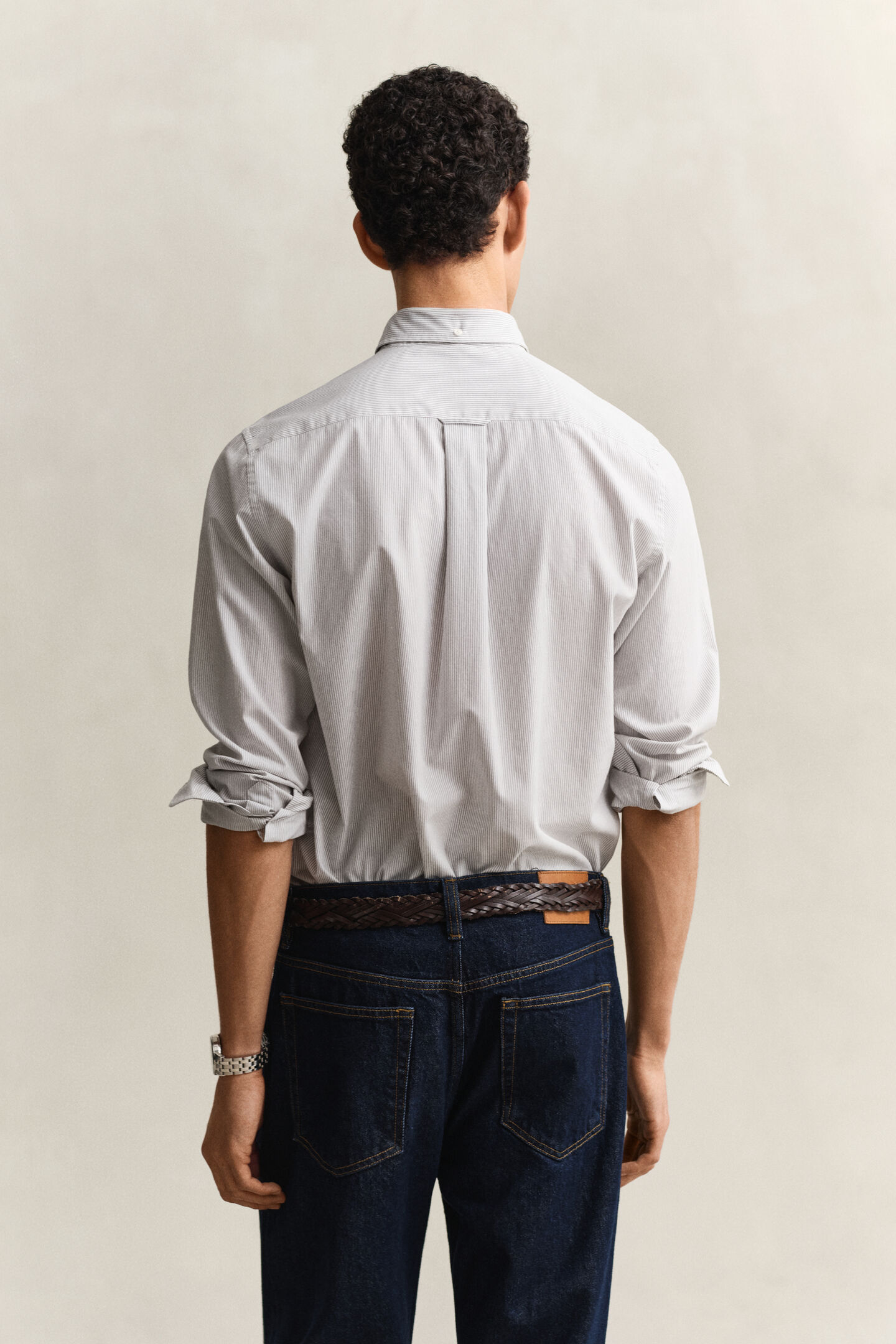 Banker Stripe Classic Poplin Shirt