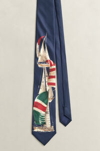 Sailing Boat Tie