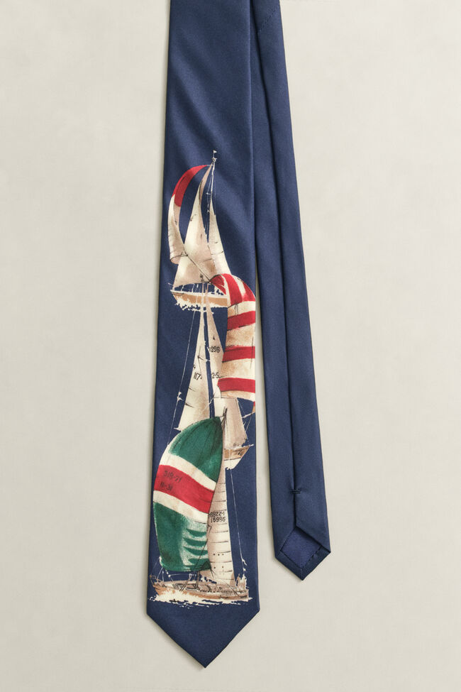 Sailing Boat Tie
