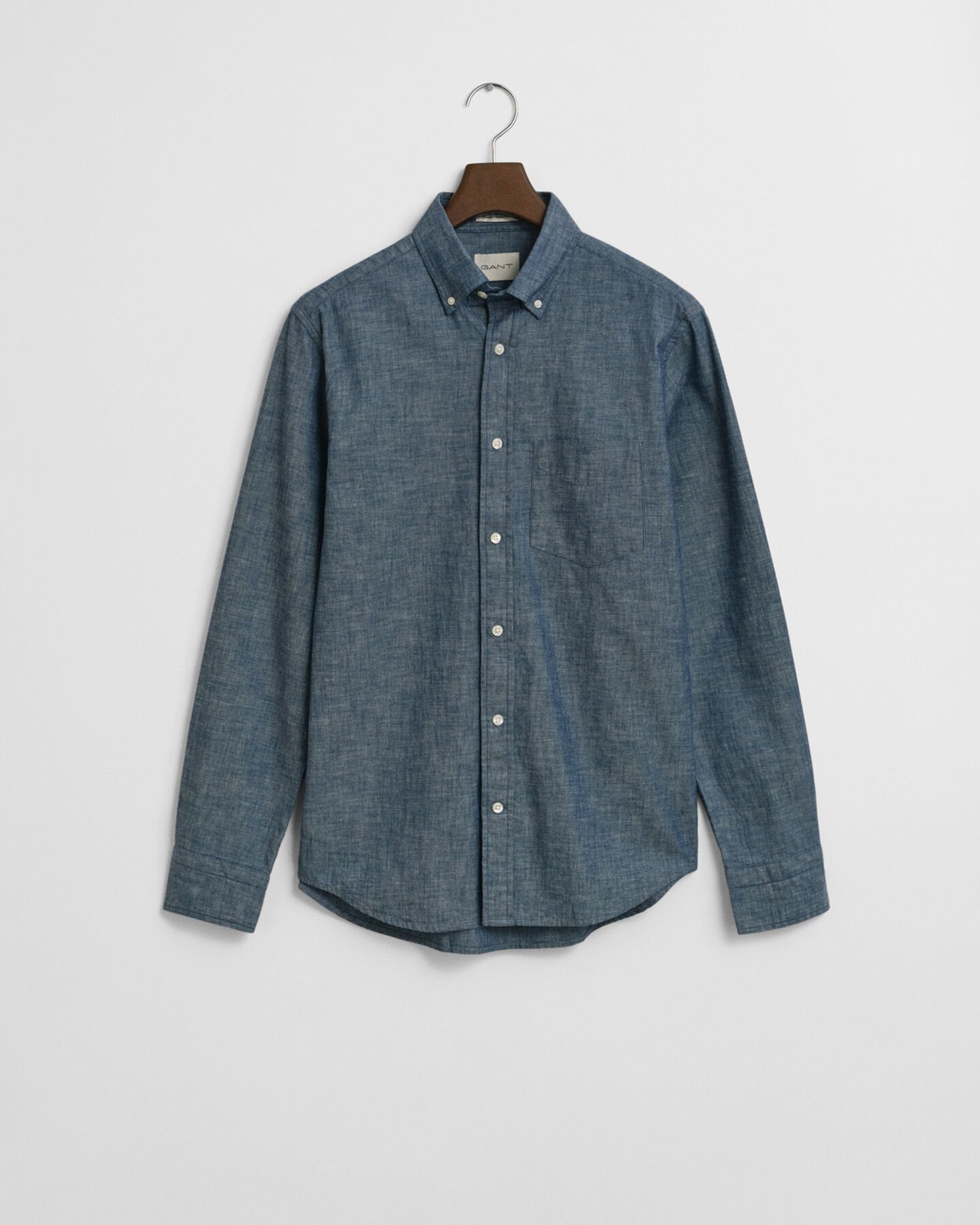 Regular Fit Indigo Chambray Shirt