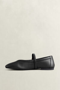 Chadii Leather Ballet Flats