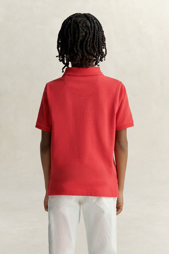 Teens Shield Piqu&eacute; Polo Shirt