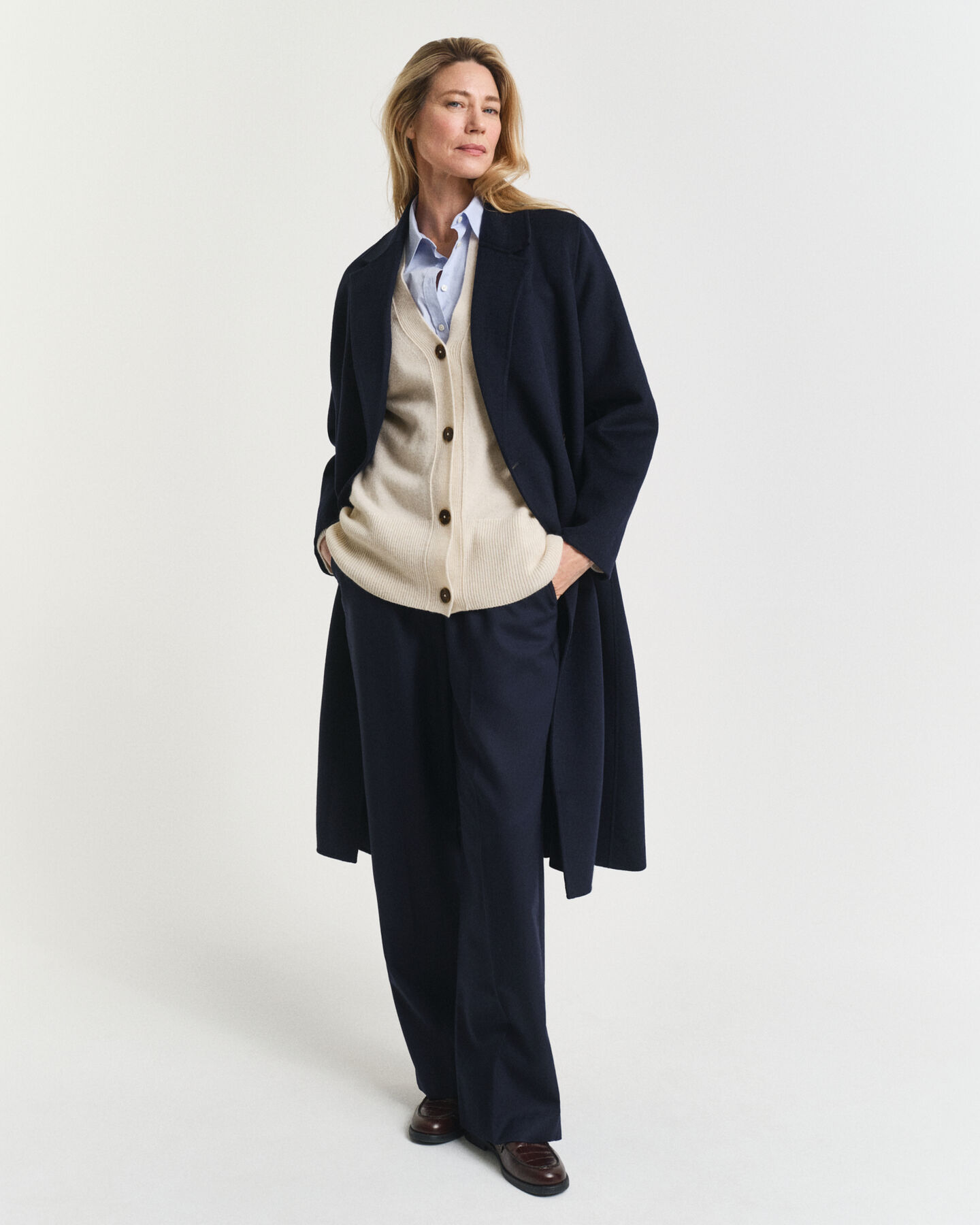 Wool Cashmere Blend Cardigan