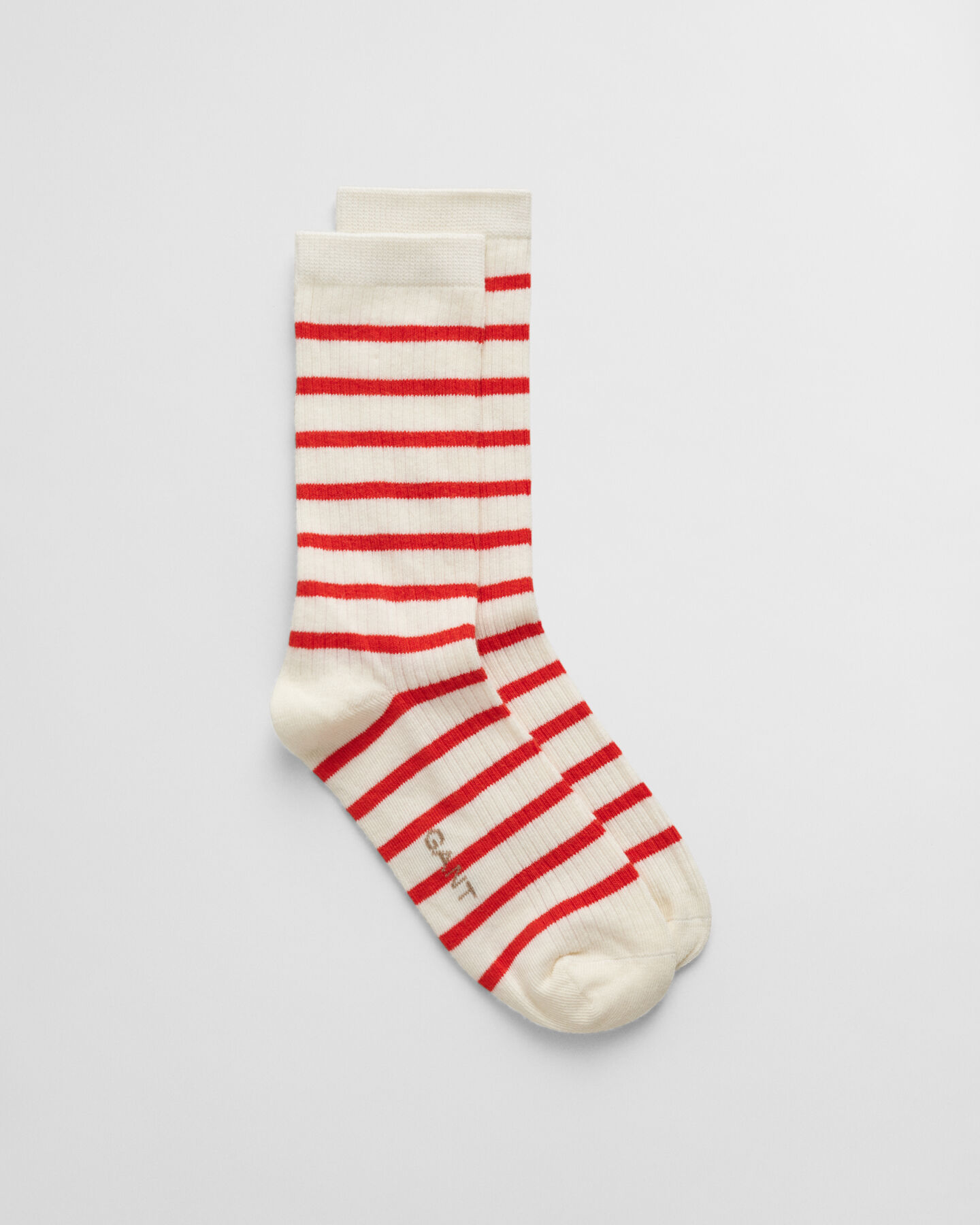 Ribbed Breton Stripe Socks