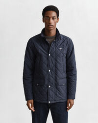 Quilted Windcheater Mid-Length Jacket