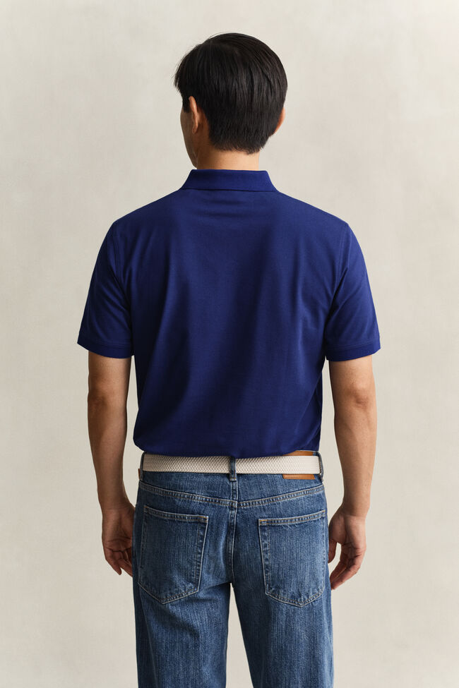 Contrast Piqu&eacute; Polo Shirt