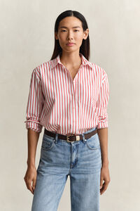 Relaxed Fit Classic Striped Poplin Shirt