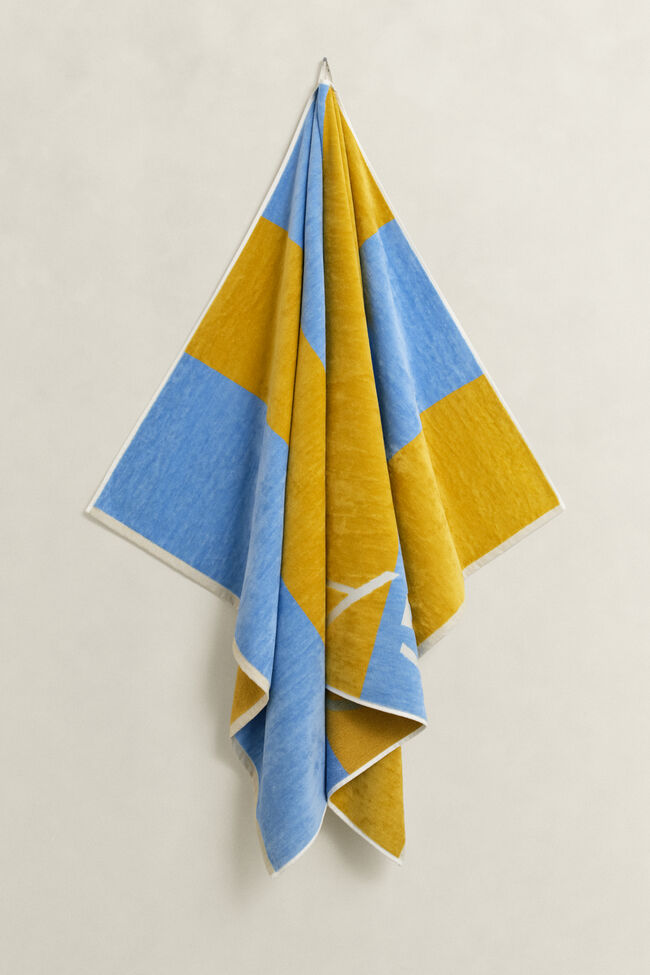 Block Striped Beach Towel