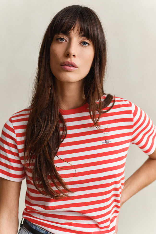 Striped Shield T-Shirt