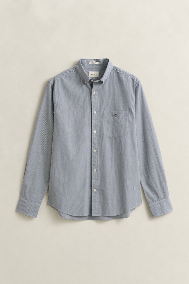 Banker Stripe Classic Poplin Shirt