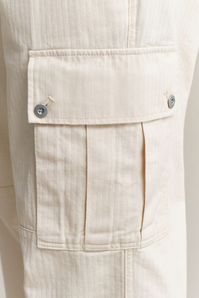 Herringbone Cargo Pants