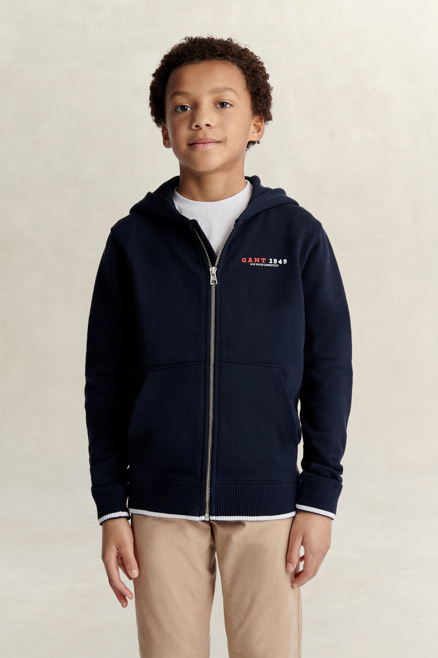 Teen Boys Graphic Zip Hoodie