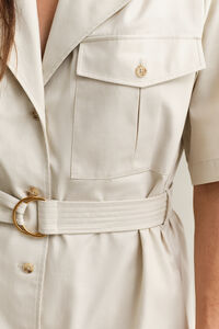 Belted Utility Dress