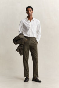 Pinstriped Suit Pants